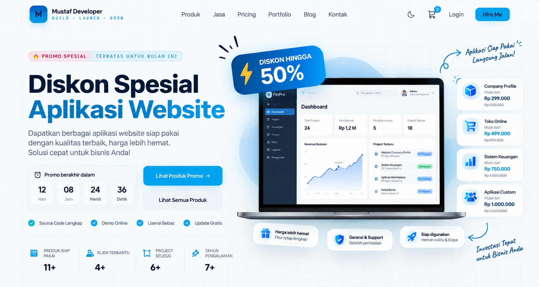 Promo Website Contoh